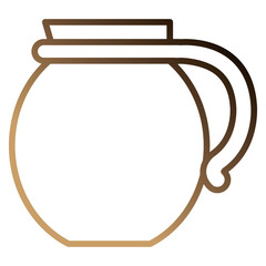 kettle coffee isolated icon vector illustration design