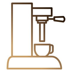 coffee machine isolated icon vector illustration design