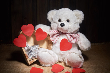 bear and Valentine's Day