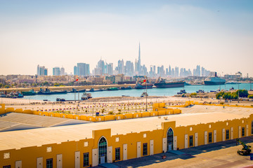 Obraz premium Dubai cruise port terminal