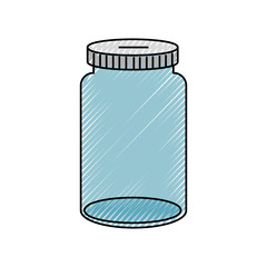 jar coin  bank  vector illustration