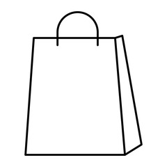 shopping bag isolated icon vector illustration design