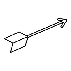 arrow indian isolated icon vector illustration design