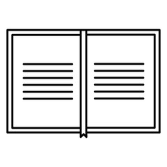 text book isolated icon vector illustration design