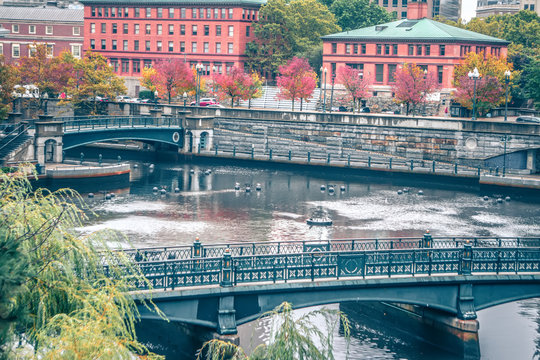 Scenes Around Providence Rhode Island During Autumn