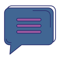 speech bubble isolated icon vector illustration design