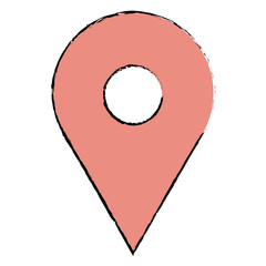 pin pointer isolated icon vector illustration design