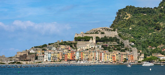 Naklejka premium Cityscape of Portovenere - Liguria Italy