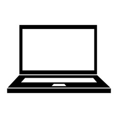 laptop computer isolated icon vector illustration design