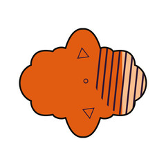 Frame with memphis style design