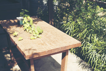 Living area in the coffee shop