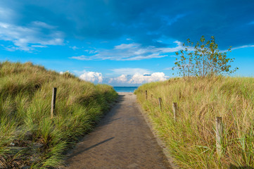 Dünenpassage zum Strand in Heiligenhafen
