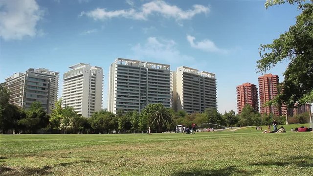 Parque Araucano in Santiago de Chile