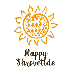 Shrovetide traditional russian culture festival Maslenitsa