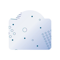 Frame with memphis style design