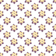 Birthday party vector celebratory seamless pattern paper flower floral flowering flowered holiday confetti surprise carnival background decoration.