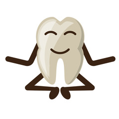 kawaii tooth icon image