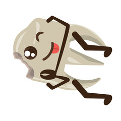 kawaii tooth icon image