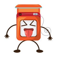 kawaii dental floss icon