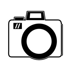 Photographic camera isolated icon vector illustration graphic design