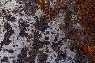 Old dirty metal surface for background