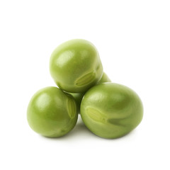 Green pea bean isolated