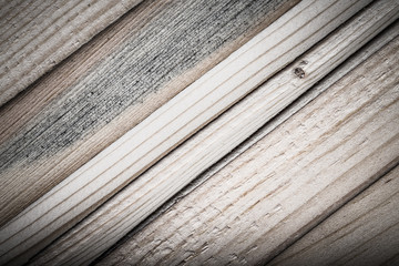Fototapeta premium Weathered wooden board. Rustic texture for background. Toned