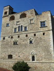 Fototapeta na wymiar The Rákóczi Castle of Sárospatak in northern Hungary