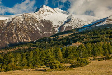 Parco nazionale dei Monti Sibillini in inverno