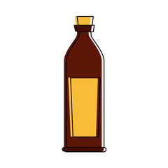 Sauces bottle isolated icon vector illustration graphic design
