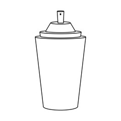 Skin Cream bottle icon vector illustration graphic design