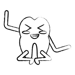 kawaii tooth icon image