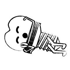 kawaii tooth icon image