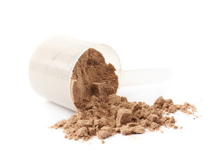 Protein powder in a cup