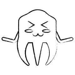 kawaii tooth icon image