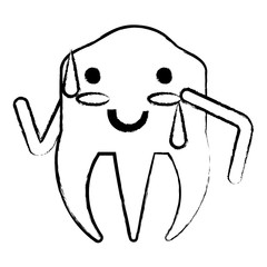 kawaii tooth icon image