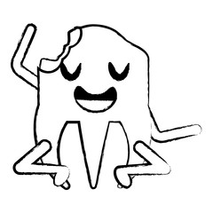 kawaii tooth icon image