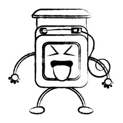 kawaii dental floss icon