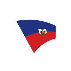 Haiti flag, vector illustration