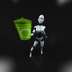 Robot - 3D Illustration