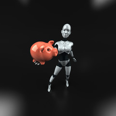 Robot - 3D Illustration