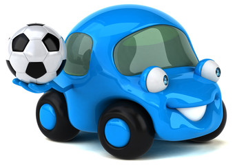 Fun car - 3D Illustration