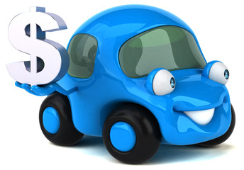 Fun car - 3D Illustration