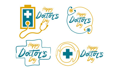 Happy Doctor's Day Template Set