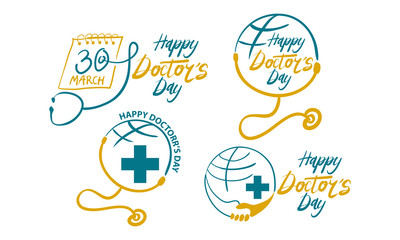 Happy Doctor's Day Template Set