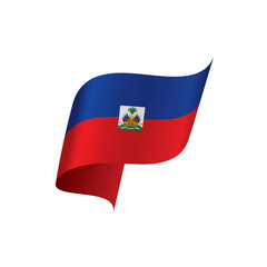 Haiti flag, vector illustration