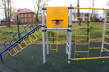 PlayGround Park With Sky Background .