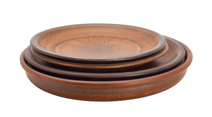 Jugs on white background