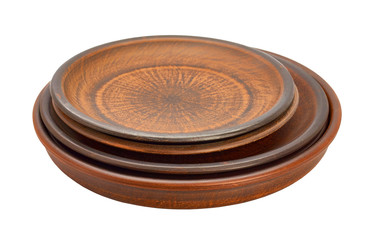 Jugs on white background