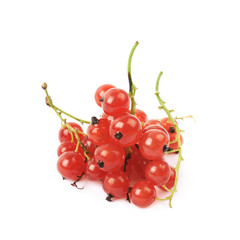 Pile of red currant isolated
